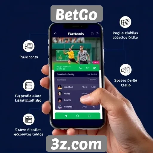 Recursos e funcionalidades do aplicativo BetGo